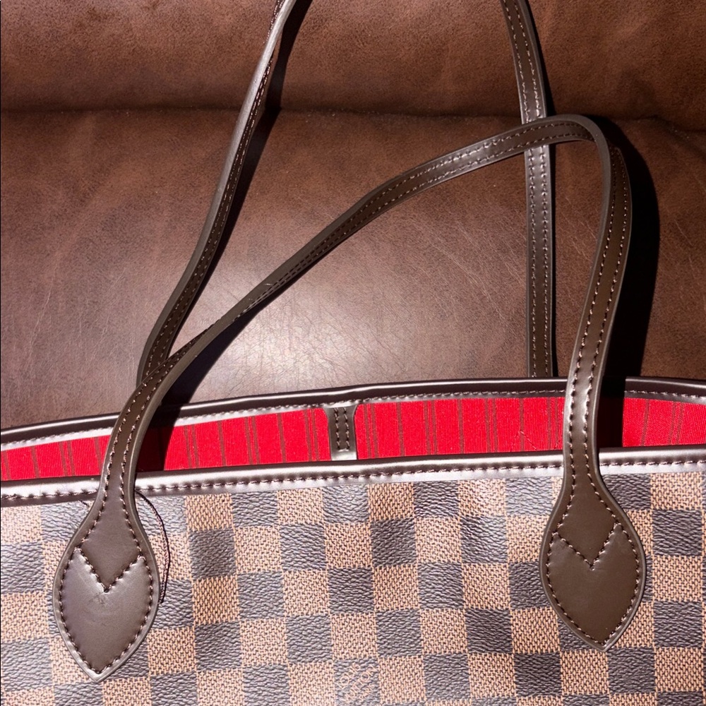 👜 Damier Neverfull tote & Pouch 👝 fashion bag 💼 - Picture 6 of 14